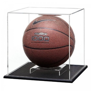 Мода роскошная высокая прозрачная акриловая баскетбольная коробка дисплея 
