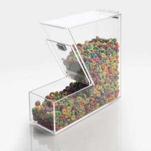 Подгонянная акриловая коробка хранения еды для дисплея конфеты 