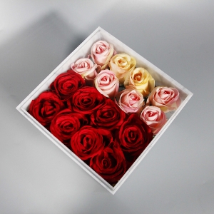 акриловая цветочная роза коробка