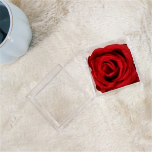 Водонепроницаемый мини одно отверстие роза коробки для прекрасного подарка 