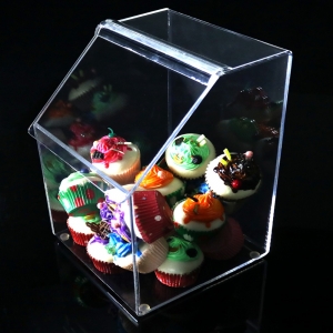 Оптовая акриловые конфеты коробки конфеты дисплей бункеров 