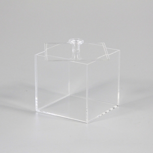 Квадратный прямоугольный квадратный ящик из прозрачного акрилового стекла 
