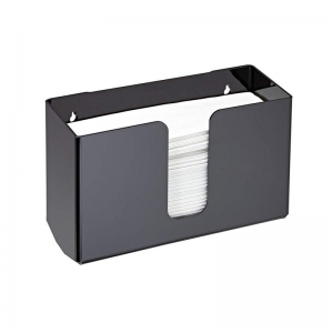 пользовательские дешевые оптовая черная акриловая коробка салфетки 