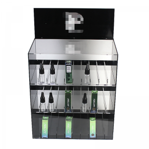 оптовая продажа индивидуального акрилового шкафа для сока E для электронных сигарет
 