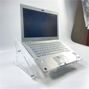 Прозрачный рабочий стол Съемный акриловый держатель подставки для ноутбука 