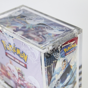 Укладка современного магнитного Pokemon Бустерная коробка акриловый случай 