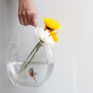 Акриловая стеклянная ваза Tote Bag Fish Tank 