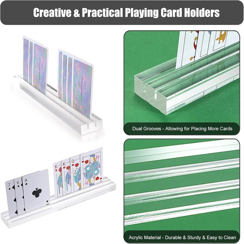 Acrylic Playing Card Storage Rack