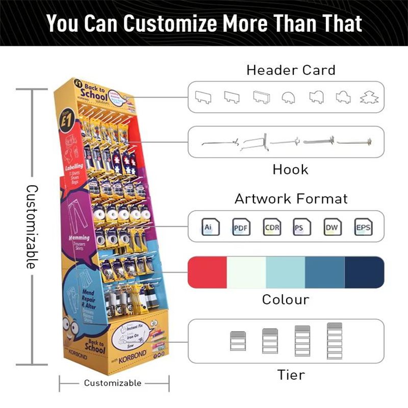 Cardboard Store Display Shelf