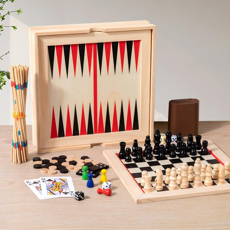 Chess Domino Tic-tac-toe Game Set