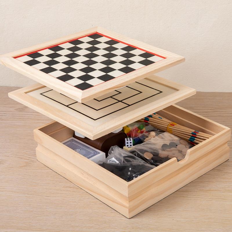 Chess Domino Tic-tac-toe Game Set