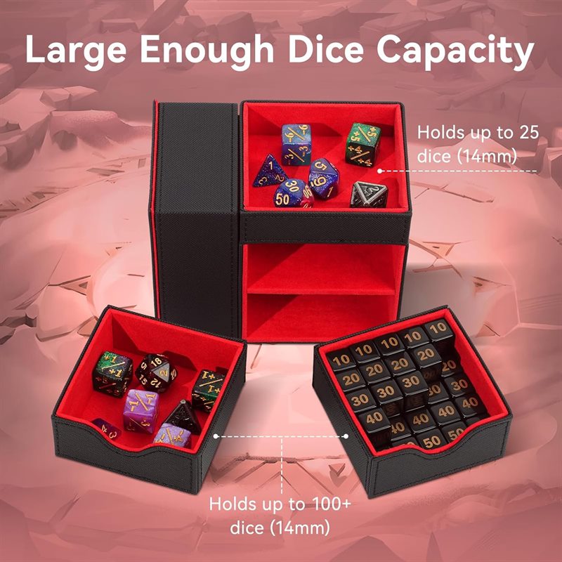 TTRPG dice tower and tray
