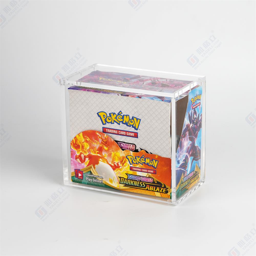 acrylic pokemon booster box case