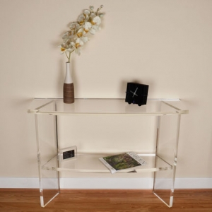 Современный 15-мм прозрачный акриловый стол для домашнего декора 