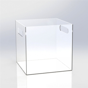 прозрачная акриловая виниловая коробка для хранения пластинок 