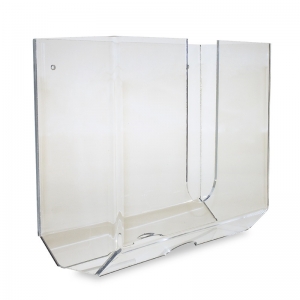 большой прозрачный держатель ткани PMMA прозрачный акриловый кухонный держатель для салфеток 