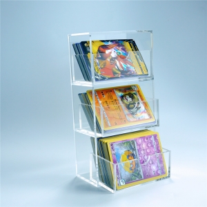прозрачный акриловый волшебный ящик для хранения карточных игр с ящиками 