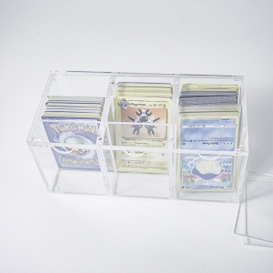 Коробка дисплея карточки TCG новых случаев игры Pokemon изготовленная на заказ акриловая с основанием 