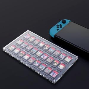 Прозрачный акриловый ящик для хранения игровых карточек 