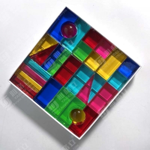3D акриловые блоки драгоценных камней