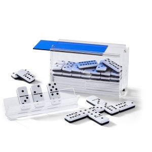 Blue Lid Diy Acryl Domino Game Set со стойками 