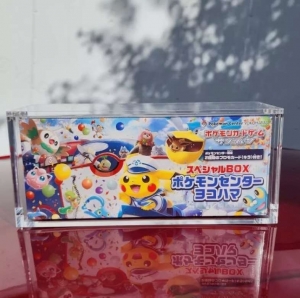 Pokemon Acryl Booster Pikachu Poncho Box 