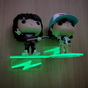 Маленькие прозрачные акриловые плавающие полки для Funko Pop 