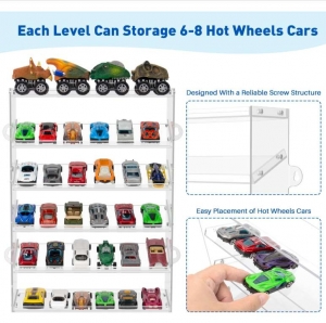 Прозрачный акриловый витринный шкаф для Hot Wheels 