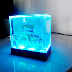 Персонализируемые светодиодные акриловые бустеры Pokémon 