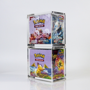 Акриловый штабелируемый футляр для бустеров Pokémon TCG