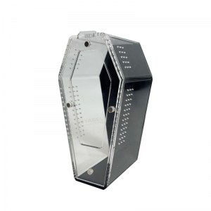 Устойчивый к УФ-излучению акриловый футляр для паука с черной задней стенкой