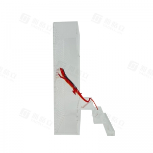 Устойчивый к УФ-излучению вертикальный акриловый вольер для животных. 