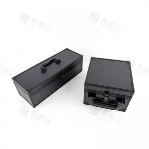 Жесткий алюминиевый кейс для хранения с замком, открывающийся сверху, в стиле руля 