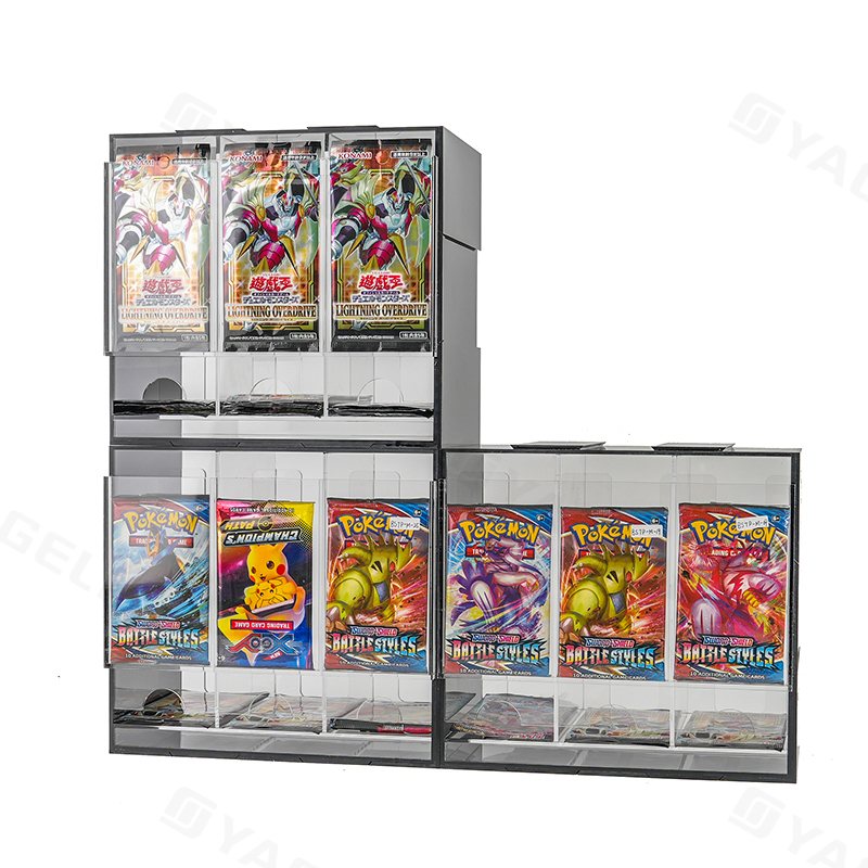 Акриловый диспенсер для бустеров Pokémon YAGELI с 3 отделениями